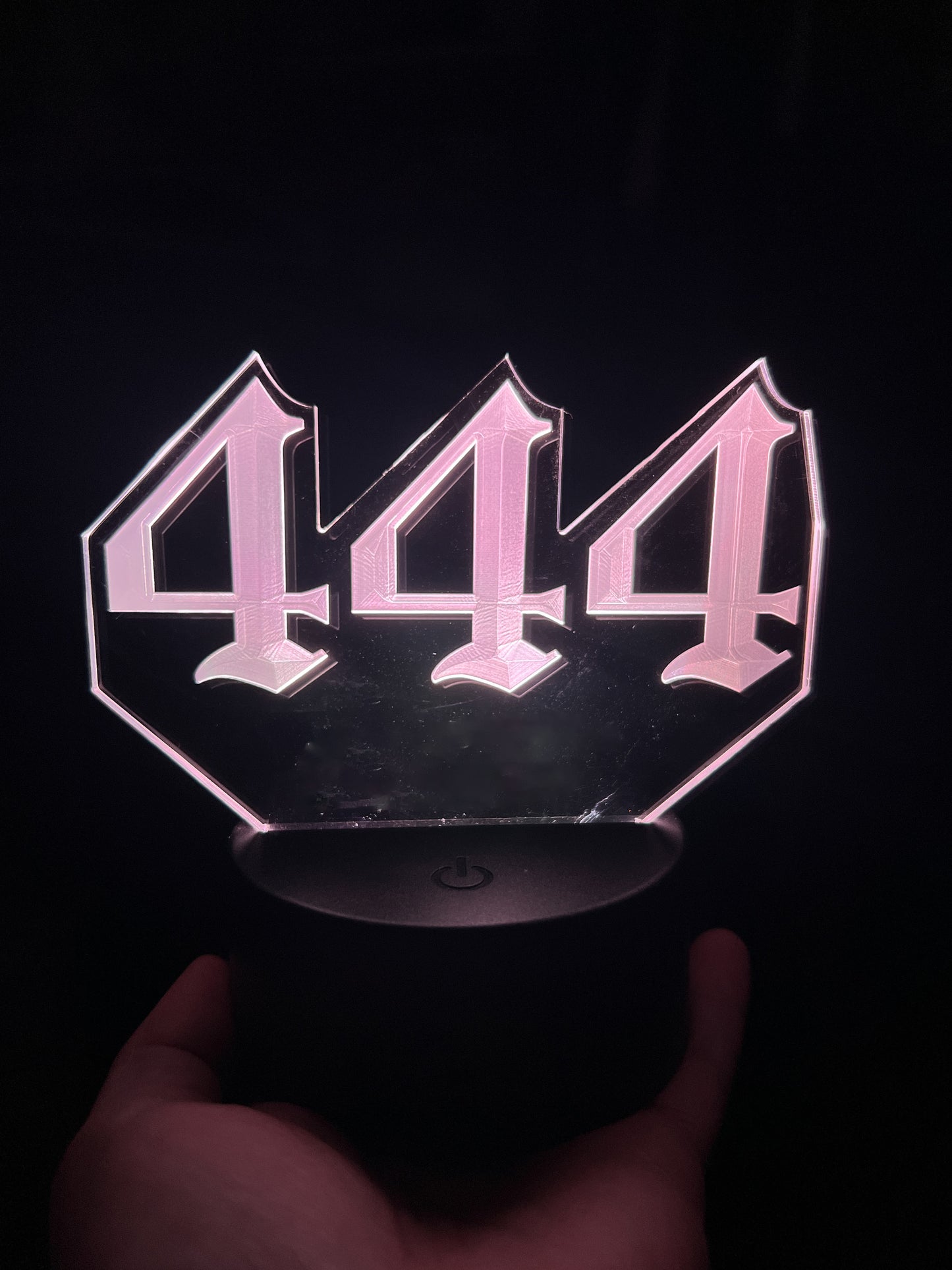 Angel Number LED acrylic sign