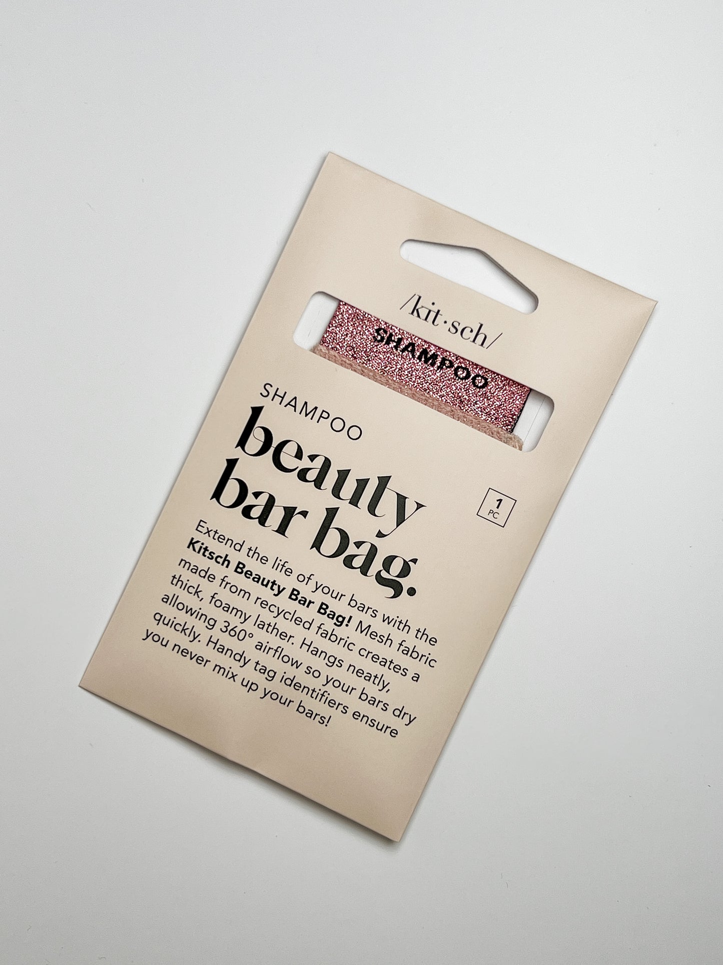REFRESH shampoo bar saver bag