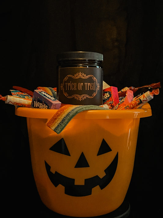 TRICK or TREAT candle