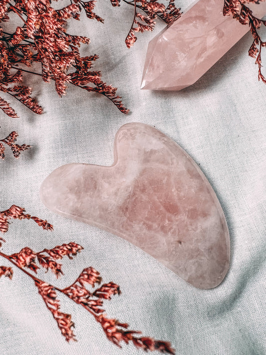 ROSE QUARTZ gua sha